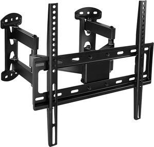 Corner TV Wall Mount - Full Motion Swivel Wall Mount Bracket Designed for Corner Installations, VESA 400x400 Pattern Fits 32, 37, 40, 42, 48 Inch Televisions, 66 Lbs Capacity, MI-4481