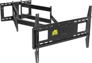 FORGING MOUNT Long Extension TV Mount, Dual Articulating Arm Full Motion Wall Mount TV Bracket with 43 inch Long Arm,Fits 42 to 90 Inch Flat/Curve TVs, Holds up to 165 lbs,VESA 600x400mm Compatible