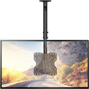 WALI TV Ceiling Mount Adjustable Bracket Fits Most LED, LCD, OLED and Plasma Flat Screen Display 23 to 43 Inch, up to 110 Lbs, Mounting Holes 200x200mm (CM2343), Black