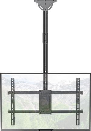 WALI Ceiling TV Mount, Hanging TV Mount Bracket for Most 37 to 70 inch LED, LCD, OLED 4K TVs, up to 110lbs, Mounting Holes 600x400mm (CM3770), Black