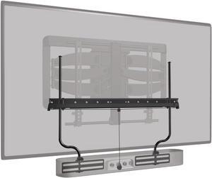 Sanus Soundbar Mount For TV Mount Bracket - Height & Depth Adjust, Moves In-Sync With TV, Supports Sound Bars Up To 20 lbs - SASB1-B1