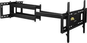 FORGING MOUNT Heavy Duty Long Arm TV Mount, 43 inch Extension Dual Articulating Arm Full Motion TV Bracket, Fits 42-90 Inch Flat/Curve TVs, Holds up to 165 lbs, VESA600x400mm