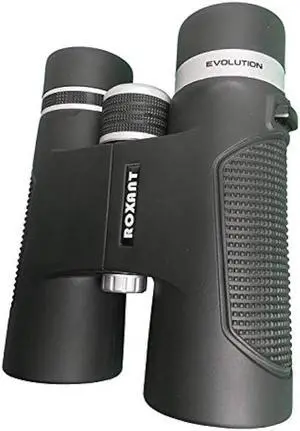 Roxant Authentic Evolution Professional High Definition Long Range Binoculars for Adults | 10x42 Shockproof, Dust Proof, Weatherproof Rubber Armor, Sturdy Metal Alloy Frame + Case & Accessories