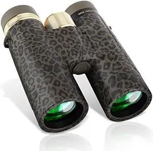 Folgtek 12x42 HD Binoculars Suitable for Adults, Large Viewangle with Clear Low Night Vision IPX7 Waterproof Multi Coated Field 5.6° for Outdoor, Hunting