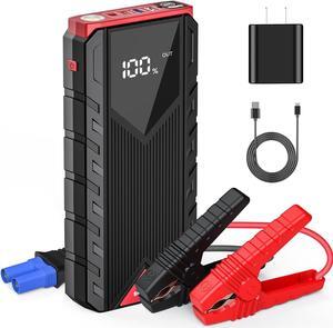 SHINEGIANT Car Jump Starter, 2000A Peak Portable Car Battery Jump Starter for Up to 9.0L Gas and 7.0L Diesel Engine, 12V Jump Starter Battery Pack with Wall Charge, Jump Box with USBC 65W Fast Charge