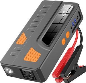 BOOKOO Jump Starter, 3000A Peak Car Starter, 12V Lithium Jump Box,Auto Battery Booster Pack,20000mAh Portable Power Bank with AC Outlet