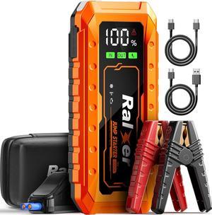RALXER Portable Car Jump Starter (Up To 7.0L Gas Or 5.5L Diesel