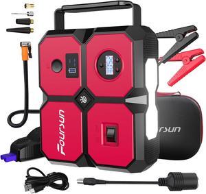 Jump Starter with Air Compressor, 2800A Peak 20000mAh Portable Battery  Booster (Up to 8.5L Gas,7L Diesel Engines) with 100PSI Digital Tire
