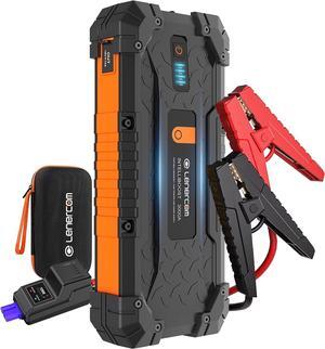 Jump Starter,3000A 24000mAh Portable Car Jump Starter Battery Pack for up to 10.0L Gas and 8.0L Diesel Engine,12V Battery Booster Pack Jump Box with USB Quick Charge 3.0 & DC 15V Ports