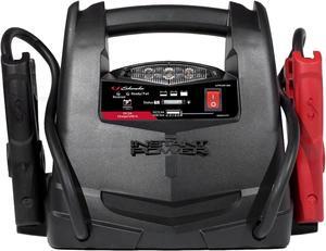 Schumacher SL1562 Lithium Portable Power Station -150 PSI Air Compressor, 1200A 12V Jump Starter, for 8.0L Gas | 6.0L Diesel Engines  Charge Apple, Samsung and Android Devices