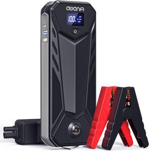AWANFI Jump Starter 3000A, Battery Jump Starter Portable Jump Starter Battery Pack 12V Jump Starter Box for Up to 10.0L Gas or 8.0L Diesel Engine with USB Quick Charge, LED Flashlight