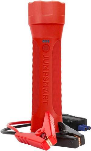 JumpSmart - 10-in-1 Portable Vehicle Jump Starter, Flashlight, Power Bank & More (White)