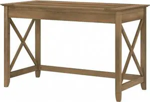 Bush Furniture Key West Writing Table for Home Office | Small Modern Farmhouse Desk, 48W, Reclaimed Pine
