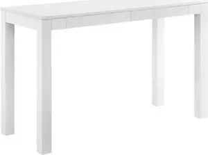 Ameriwood Home Parsons Xl Desk with 2 Drawers, White