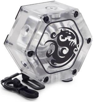 Bitspower Water Tank Hexagon 34 With RGB, Clear