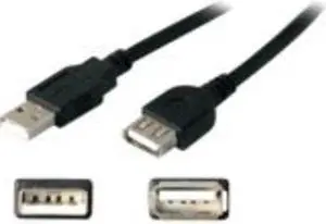 AddOn USBEXTAA10FB 10ft (3M) Black USB 2.0 A to A Extension Cable