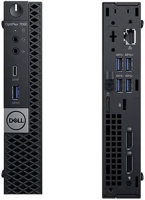 Dell Optiplex 7060 Micro Intel Core i5-8500T 2.1GHz 8GB RAM 256GB SSD Windows 10 Pro