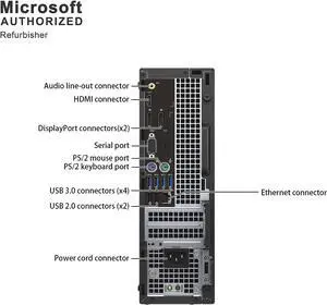 Dell Optiplex 7050 Intel Core i5-7500 3.40GHz 16GB 512GB SSD Windows 10 Pro
