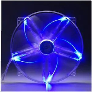 220mm case fan 22030 size 22cm large air volume mute blue light case fan 12V 0.3A system cooling exhaust 22cm*30cm