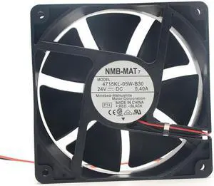 NMB-MAT7 4715KL-05W-B30 12cm 12038 24V 0.4A 3300RPM 120CFM ball bearing cooling fan