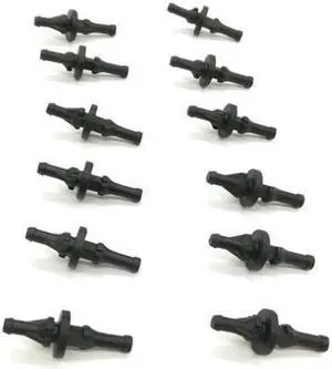 8PCs Silicone Rubber Cooling Fan Mounts Anti-Vibration Anti Noise Rubber Rivets Pin PC case