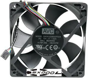 New original AVC DATA1225B2GPS44 12V 1.02A 12CM 12025 4-wire inverter equipment fan X176F