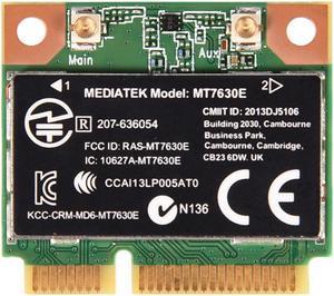 For Intel MT7630E 2.4G WiFi Wireless Bluetooth 4.0 PCI-E Half Wifi Card