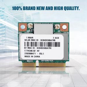 300Mbps 2.4/5G Wireless Wifi Card Bluetooth Mini PCI-E 802.11N For ASUS M5G Z77