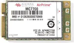 Unlocked Sierra MC7700 Wireless 3G WWAN 100Mbps PCI-E Card GPRS Exceed MC8780