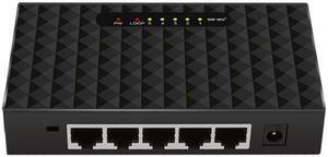 5 port fast ethernet switch 10/100mbps RJ45 Ethernet Lan Adapter 5-20V input with Signal amplification Plastic case