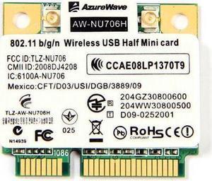AW-NU706H RT3070L Wireless Wifi WLAN Half Size Mini PCIe Card 802.11 b/g/n 300M