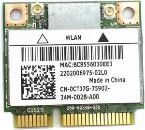 For N1202 AR5B22 WIFI wireless network card with Bluetooth 4.0 for  Alienware 14 17 18
