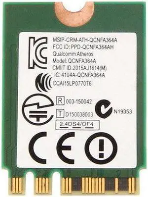 867Mbps Atheros QCNFA364A Killer 1535 NGFF Dual Band Wireless Wifi Card BT 4.1
