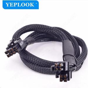 CPU 8Pin to 8Pin 4+4Pin Modular Power Supply Cable Sleeved 18AWG 60cm For Seasonic PSU Modular X Series X-1050XM2,X-1250XM2, X-650 KM3, X-750 KM3, X-850 KM3