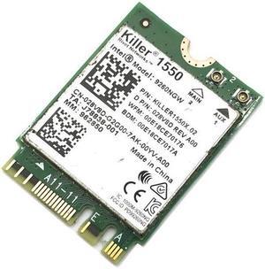 For Killer 1550 Intel 9260 9260NGW NGFF 1730Mbps WiFi + Bluetooth 5.0 802.11ac Card Better than Killer 1535