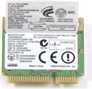 Atheros AR5B93 Mini PCI-E 300Mbps Wireless Wifi Network BGN Half Size Wlan Card
