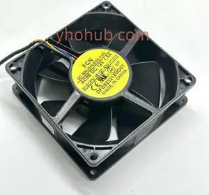 FCN DFS923212MD0T DC12V1.5A 92x92x32mm 4-Wire Server Cooling Fan