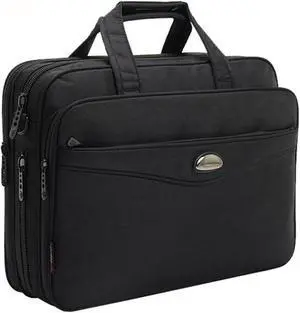 Yajie Bag Company15.6 Inch Briefcase,Water Resistant Laptop Bag, 15inch Expandable Messenger Shoulder Bag with Strap, Taygeer Carry On Handle Case for Computer/Notebook/Macbook for Business Men/Women