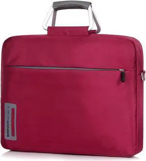 Wellhouse 14 - 14.4 inch Notebook Case, Waterproof Business Carrying Bag Briefcase Laptop Sleeve Protection Cover Case for Men Women Student Business Laptop Computer Macbook HP SONY ASUS ACER (Red)