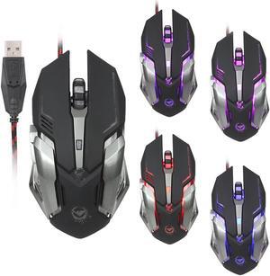RAJFOO  Crazy Scorpion  Gaming Mouse Wired [3200 DPI] [Programmable] [Breathing Light] Ergonomic Game USB Computer MiceGamer Desktop Laptop PC Gaming Mouse, 7 Buttons for Windows 7/8/10/XP Vista Linux