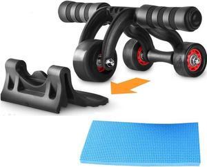 Wellhouse Ab Roller Wheels Carving System, Multi Abdominal Core Exerciser for Fitness Training, Toning Back & Arms Exercise, Innovative Ergonomic Abdominal Wheel Exerciser
