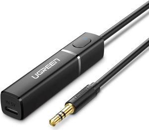 Bluetooth Transmitter 4.2 Wireless Audio Music Adapter Dual Link APTX 3.5mm Aux Jack Pairing 2 Bluetooth Headphone, TV, Speaker, Headset, Dongle, Laptop, PC, Home Stereo Sound System