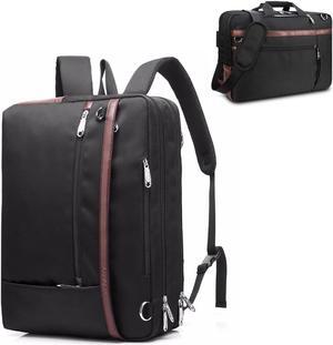 17.3-inch Convertible Gaming Laptop Wheeled Backpack, Travel Bag Hiking Knapsack Rucksack College Shoulder BackPack Fit 15.6-17.3 Inch Laptop,CB-5506 Black