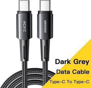 USB C Cable 240W 1-Pack 6.6FT Compatible with MacBook Pro 2022, iPad Pro 2022, iPad Air 5, Galaxy S22 Ultra, Pixel, PS5, Switch, etc.