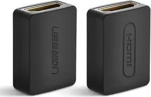 HDMI Extended Adapter High Speed HDMI Female to Female Coupler Adapter Support 3D 4K 1080P HDMI Extender for TV Roku stick Chromecast Nintendo Switch Xbox PS4/3 and Extending HDMI Device 2-PACK