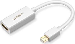 Mini DisplayPort to HDMI Adapter Mini DP Male to HDMI Female Thunderbolt 2.0 to HDMI Adapter suitable for Apple MacBook Pro MacBook Air, Microsoft Surface Pro 4 Pro 3, Google Chromebook - White