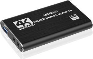 4K 60Hz USB 3.0 Video Capture Card HDMI-compatible 1080P 60fps HD Video Recorder Grabber For OBS Capturing Game Card Live