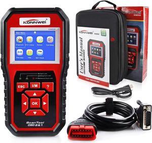 OBD2 Scanner,Auto Diagnostic Code Scanner KW850 Pro Universal Vehicle Engine Scanner OBD Scanners Tool Check Engine Light Code Reader for all OBD II Cars Since 1996-2018 Upgrade Exclusive Version