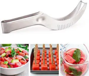 s Latest 3-IN-1 Watermelon Slicer Fruit Cutter Knife-pack of 2