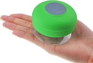 Wanmingtek Mini Portable Subwoofer Shower Waterproof Wireless Bluetooth Speaker Car Handsfree Receive Call Music Suction Mic